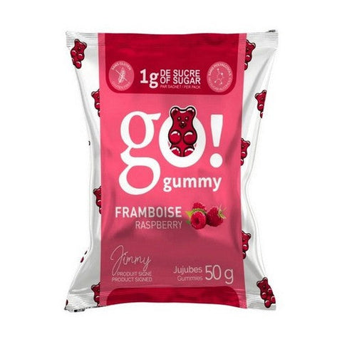 Go Nutrition, Go Gummy Raspberry, 12 X 50 Grams