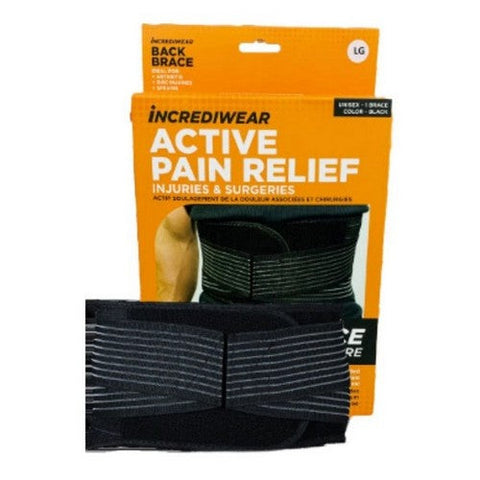 Incrediwear Inc, Incrediwear Braces NEW Back Brace Large, 1 Count
