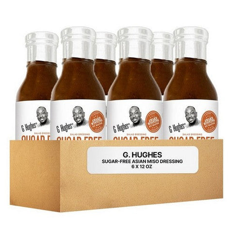 G Hughes SF BBQ, G Hughes Dressing Asian Miso, 6 X 355 Ml