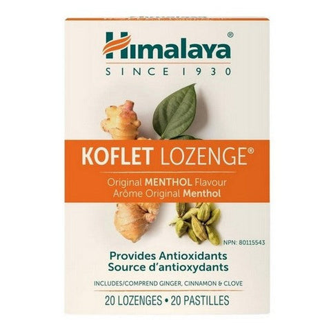 Himalaya Herbal, Himalaya Koflet Lozenge Menthol (MIN 6), 20 Count
