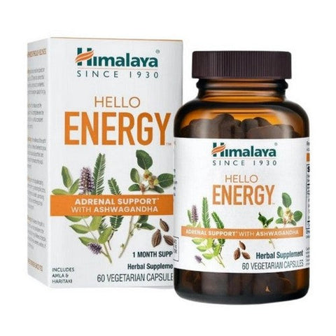 Himalaya Herbal, Himalaya Formulas Hello Energy, 60 Count