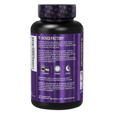 Jacked Factory, Jacked Factory Lean PM, 60 Count