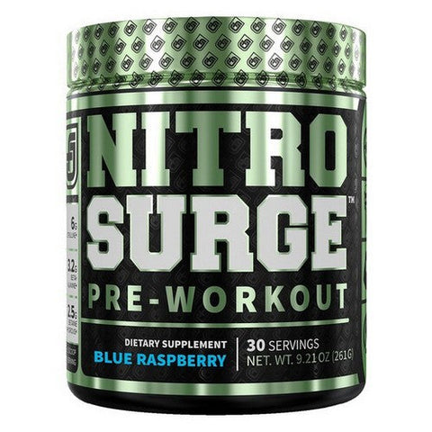 Jacked Factory, Jacked Factory Nitrosurge Blue Raspberry, 30 Servings