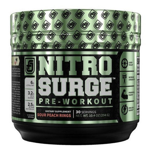 Jacked Factory, Jacked Factory Nitrosurge Sour Peach Rings, 30 Servings