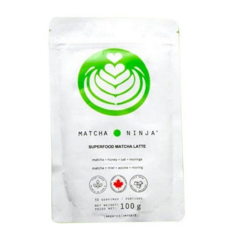 Matcha Ninja, Matcha Ninja Superfood Matcha Latte, 100 Grams