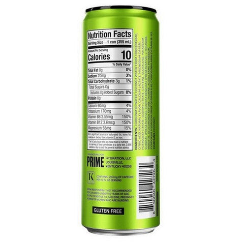 Prime, Prime Energy Lemon Lime, 24 X 355 Ml