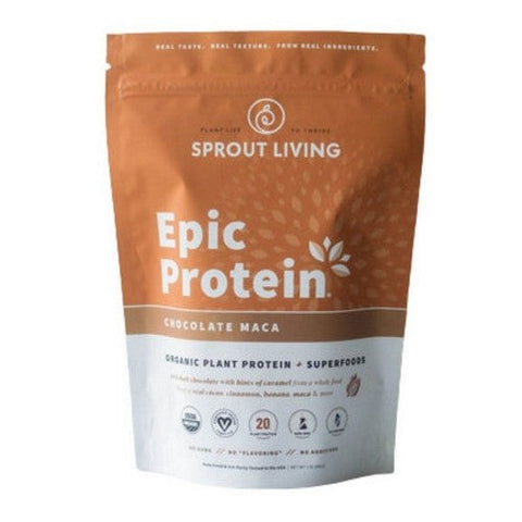 Sprout Living, Sprout Living Epic Protein Chocolate Maca, 38 Grams (16 Count)