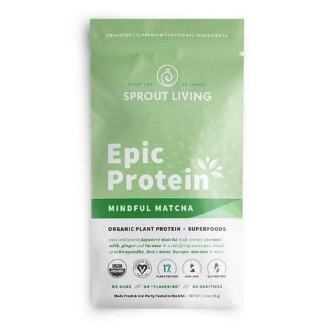 Sprout Living, Sprout Living Epic Blends Mindful Matcha, 38 Grams (16 Count)
