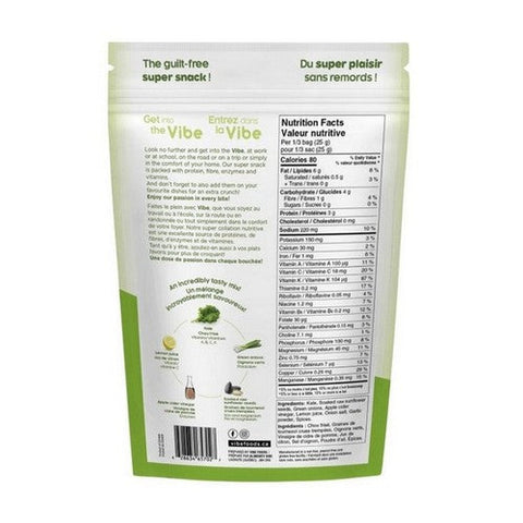 Vibe Foods, Vibe Crunchy Kale Vegan Sour Cream And Green Onion, 12 X 75 Grams