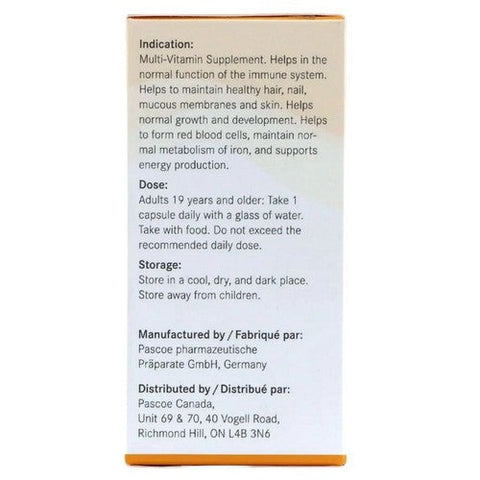 Pascoe, Vitapas B Complex Multivitamin Supplement, 60 Count