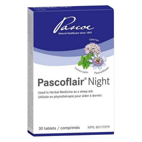 Pascoe, Pascoflair Night Herbal Sleep Aid, 30 Count