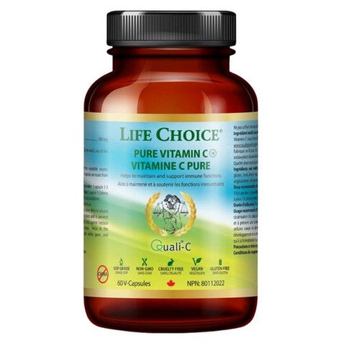 Life Choice, Pure Vitamin C, 60 Veggie Caps