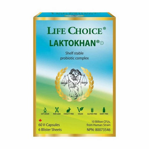 Life Choice, Laktokhan Probiotic Complex, 60 Count