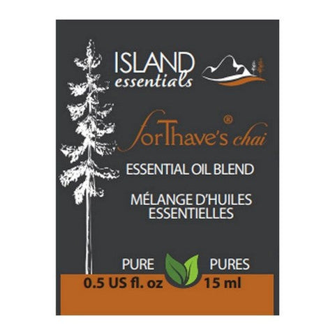 Island Essentials, Essential Oil Blend Pure forThave's Chai, 15 Ml