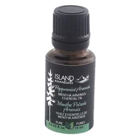 Island Essentials, Essential Oil Pure Peppermint Arvensis, 15 Ml