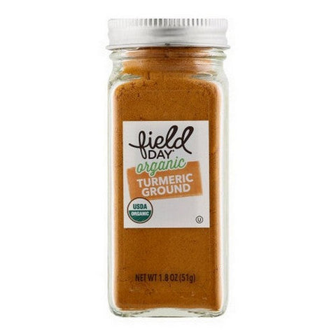 Field Day, Organic Ground Turmeric, 1.8 Oz (Case Of 6)