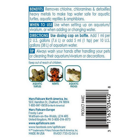 API, Turtle Water Conditioner, 4 Oz