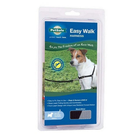 PetSafe, PetSafe Easy Walk Dog Harness, Black/Silver,  1 Each / Small