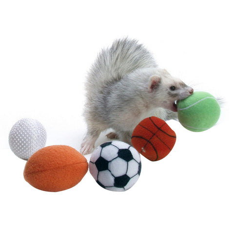 Marshall, Marshall Pet Products Ferret Sport Balls, 1 Each / 2 Inches, Assorted
