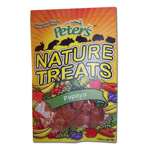 Marshall, Marshall Pet Products Peter's Papaya Nature Treats for Small Animals, 2.85 Oz