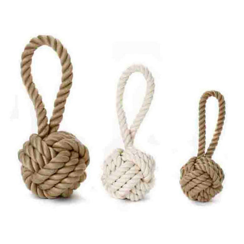 Multipet, Multipet Nuts For Knots with Tug Toy, Assorted,  4 Inches