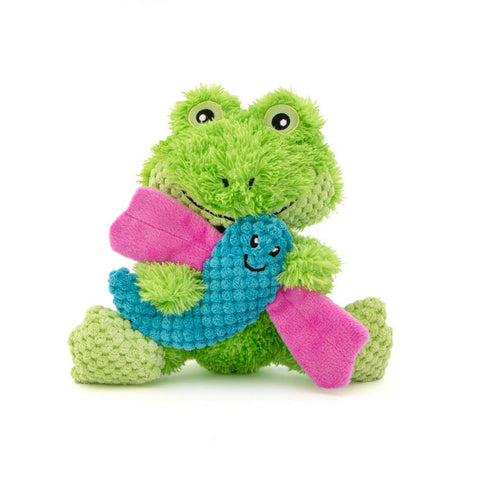 Guru, GURU Loveys Dog Toy, Frog,  Medium