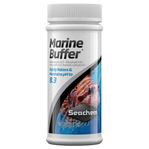 Seachem, Seachem Laboratories Marine Buffer Saltwater Aquarium Water Treatment, 1.8 Ounces