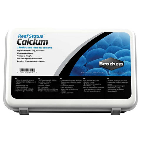 Seachem, Seachem Laboratories Reef Status Calcium Test Kit, 1 Each