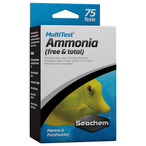 Seachem, Seachem Laboratories MultiTest Ammonia Test Kit, 1 Each