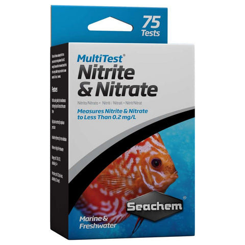 Seachem, Seachem Laboratories MultiTest Nitrite and Nitrate Test Kit, 1 Each