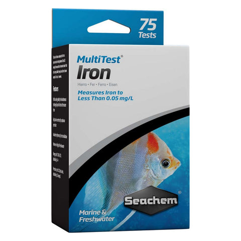Seachem, Seachem Laboratories MultiTest Iron Test Kit, 1 Each