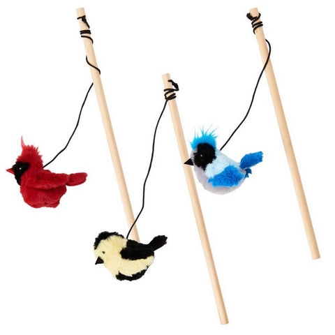 Spot, Spot Songbird Teaser Wand Cat Toy, 1 Each / 16 Inches / Assorted