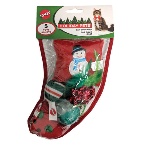 Spot, Spot Holiday Cat Stocking, Small, 5 Pieces