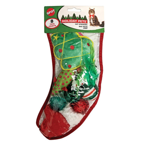 Spot, Spot Holiday Cat Stocking, Medium, 8 Pieces