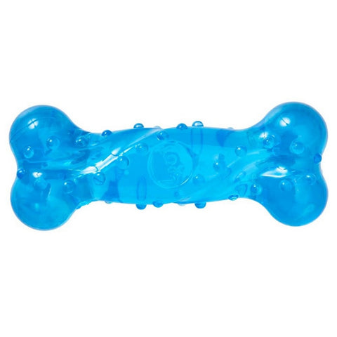 Spot, Spot Play Strong Scent-Station Bone Dog Toy Bacon, Blue,  5 Inches
