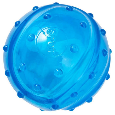 Spot, Spot Play Strong Scent-Station Ball Dog Toy Bacon, 1 Each / 3.25 Inches / Blue