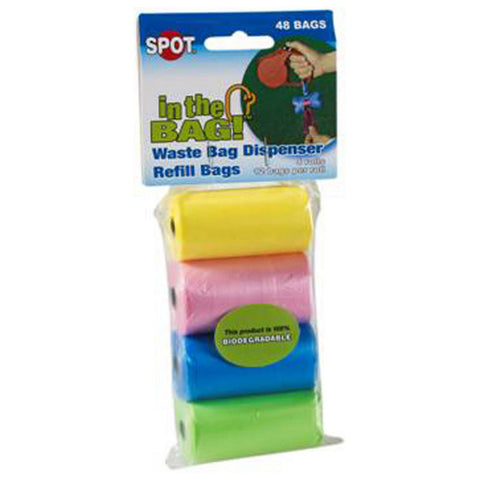 Spot, Spot In the Bag Refill Bags, 1 Each / 4 Pack / Yellow, Pink, Green, Blue