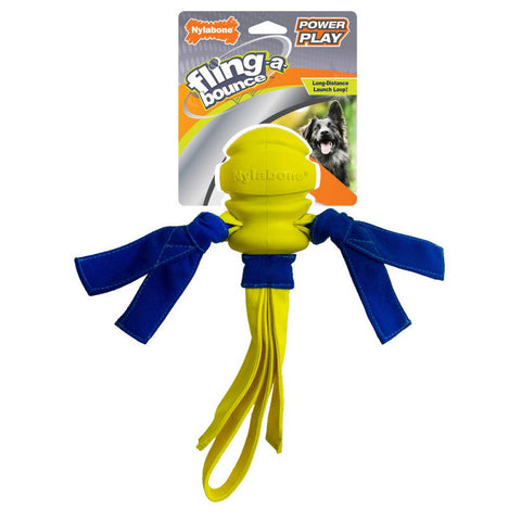 Nylabone, Nylabone Power Play Fling-a-Bounce Interactive Dog Toy, 1 Each / Large/Giant - Up To 50 Lbs. (1 Count)