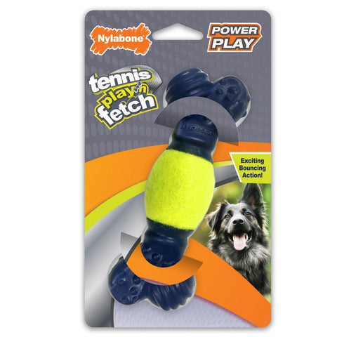 Nylabone, Nylabone Power Play Tennis Play 'n Fetch Interactive Dog Toy, 1 Each