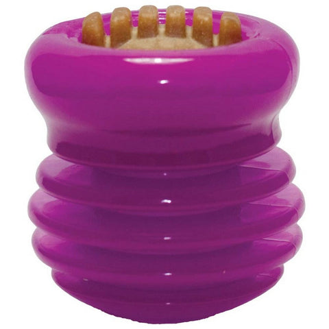 Starmark, Starmark Groovy Ball with USA Made Treat, Purple,  Medium