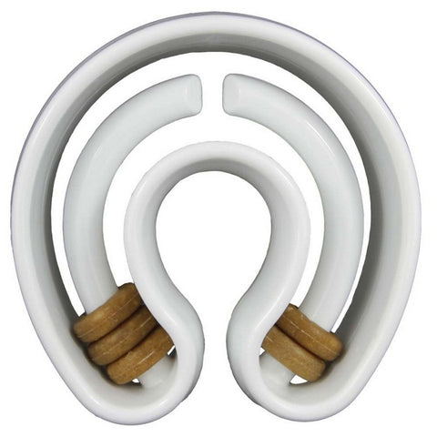 Starmark, Starmark Treat Ringer Dog Toy Horseshoe, 1 Each / White