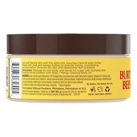 Shea And Mango Luxurious Hand And Body Butter 6.5 Oz by Burts Bees