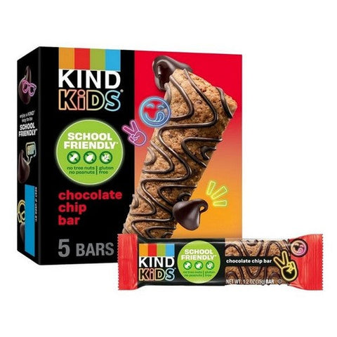 Kids Bar Oat Chocolate Chip 1.2 Oz / 5 Count  (Case Of 8) by Kind