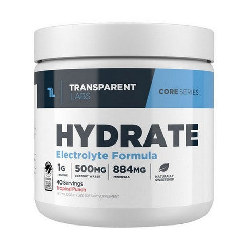 Transparent Labs, Tropical Punch Hydrate, 11.04 Oz