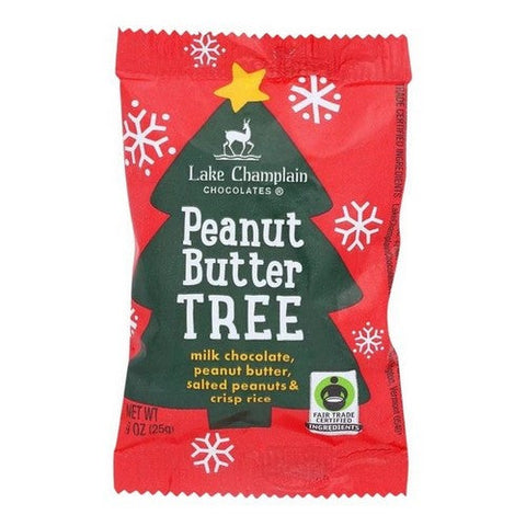 Peanut Butter Crunchy Christmas Tree .9 Oz (Case Of 8) by Lake Champlain