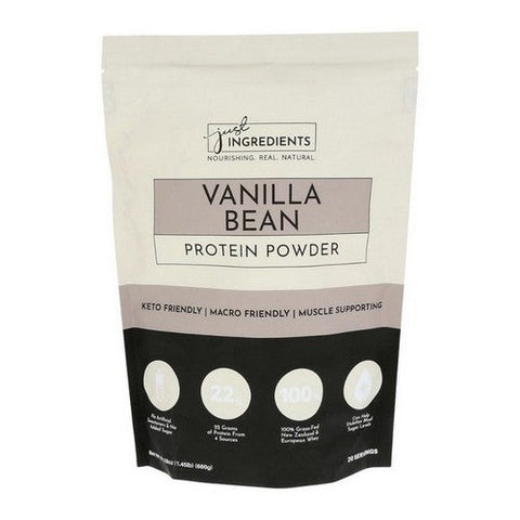 Vanilla Bean Protein Powder 1.45 Lb by Just Ingredients