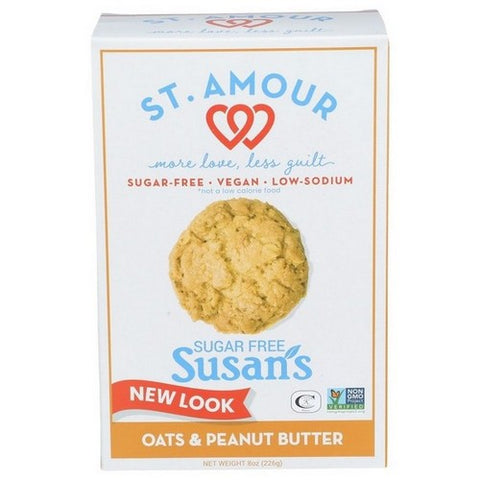 Susans Oats And Peanut Butter 8 Oz (Case Of 8) by St. Amour