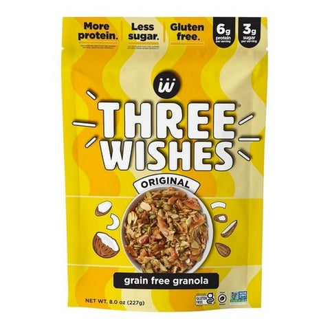 Original Granola 8 Oz (Case Of 8) by Three Wishes