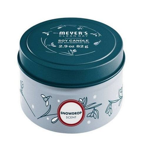 Snow Candle Snowdrop 2.9 Oz (Case Of 8) by Mrs. Meyer's