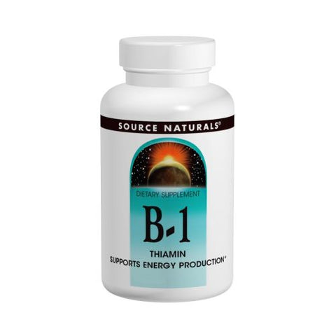 Source Naturals, Vitamin B-1, 100 mg, 100 Tabs